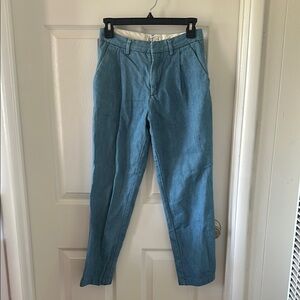 Zara pleated denim Pants